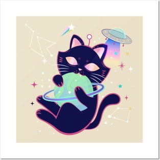 Space Cats Are Cool Posters and Art